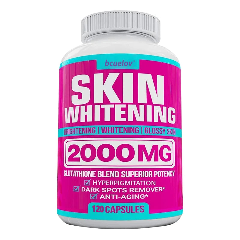 Capsules complexes de glutathion – Antioxydant puissant, réduit l'hyperpigmentation, soulage les taches foncées, hydrate la peau
