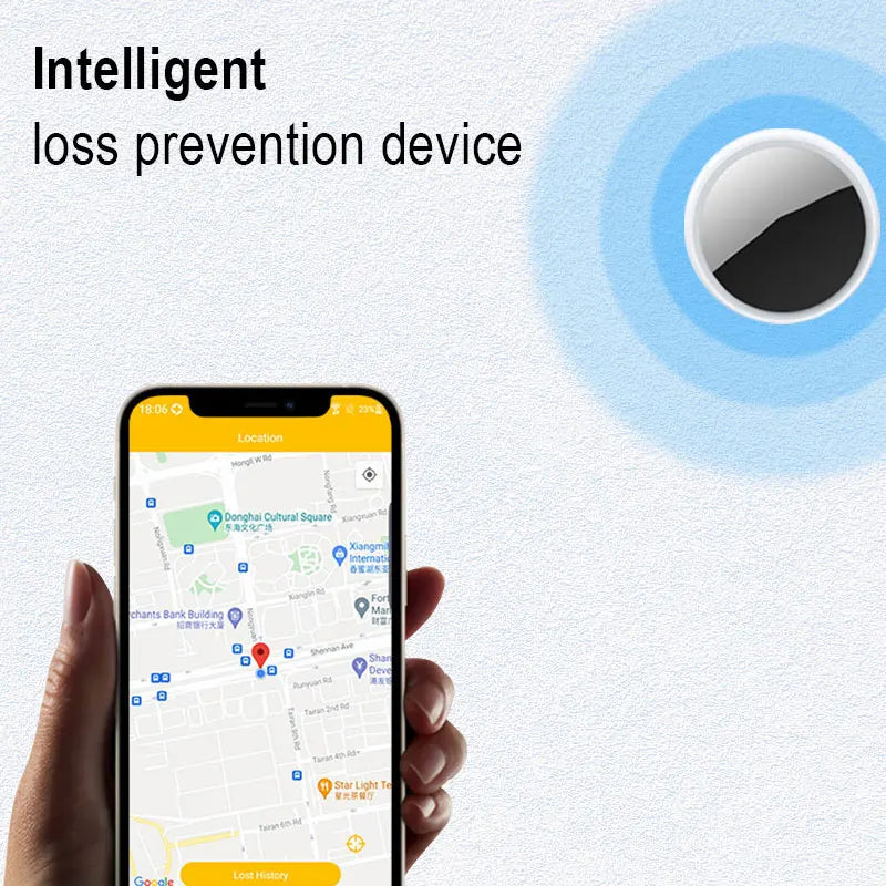Localisateur intelligent de clé de traqueur de téléphone Airtag APP recherche avec alarme localisation en temps réel traqueur de positionnement pour enfants localisateur d'animaux de compagnie