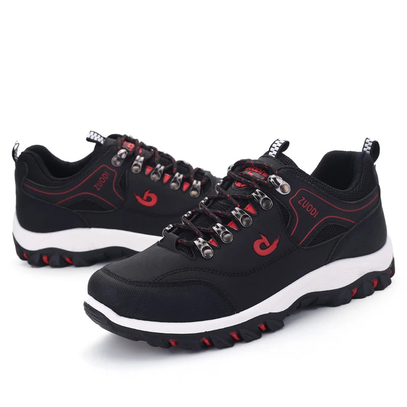 Men's leather shoes, casual men's shoes, sneakers for spring, autumn, winter, men's tennis shoes, lightweight walking shoes
