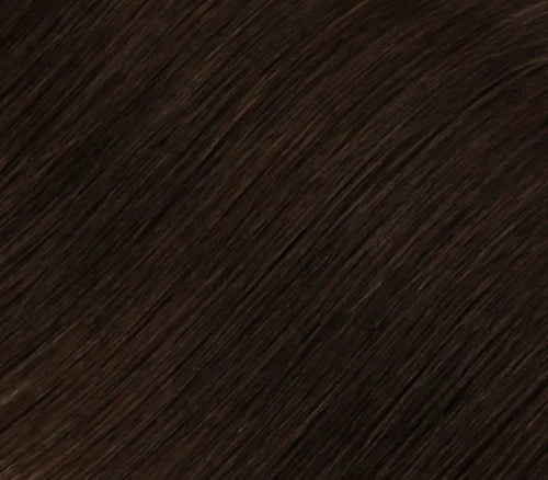 Bande dans les Extensions de cheveux humains droits Extensions adhésives de cheveux brésiliens trame de peau noir brun 100% vrais cheveux humains pour les femmes