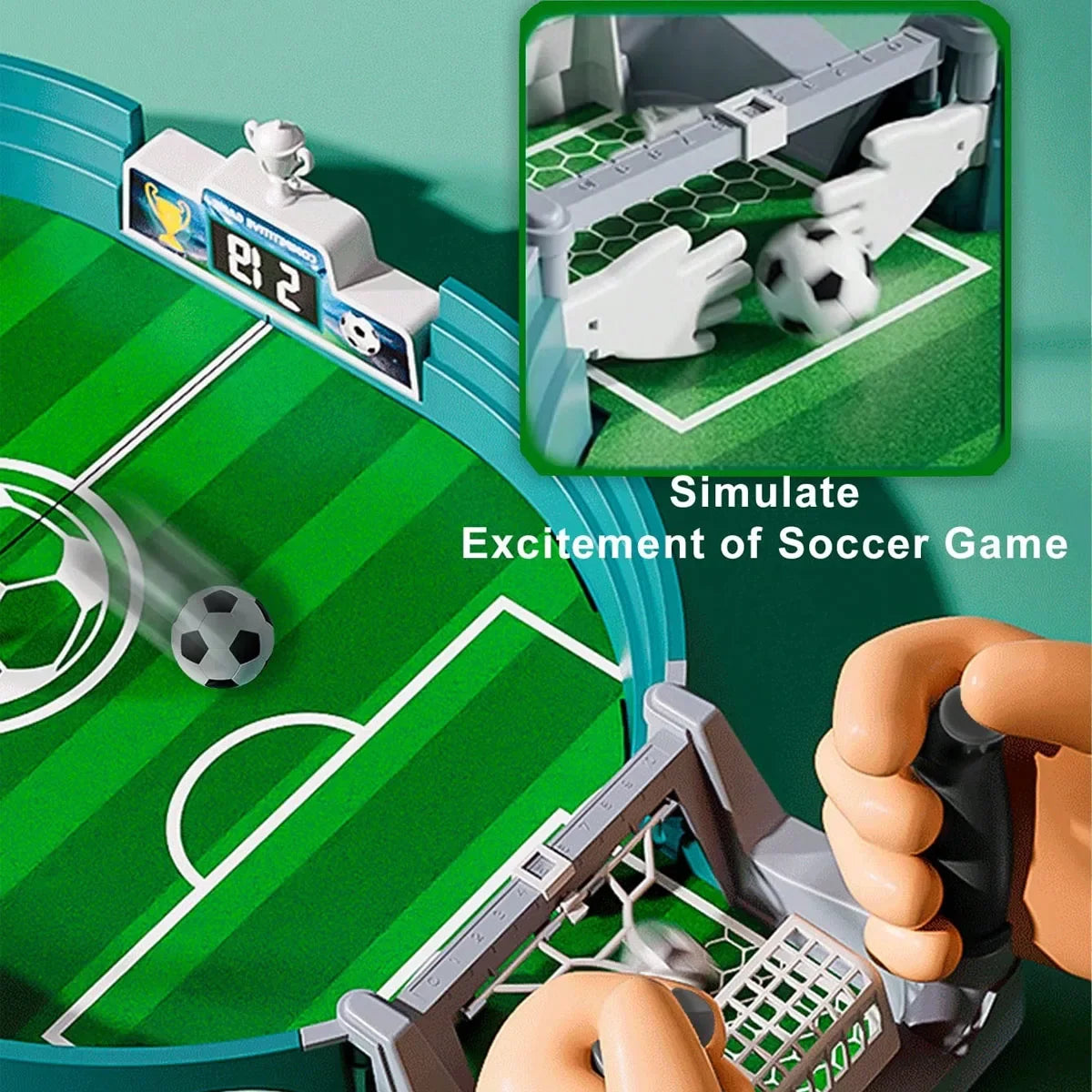 Table football game, two-player football game, interactive parent-child puzzle game, table football, table football
