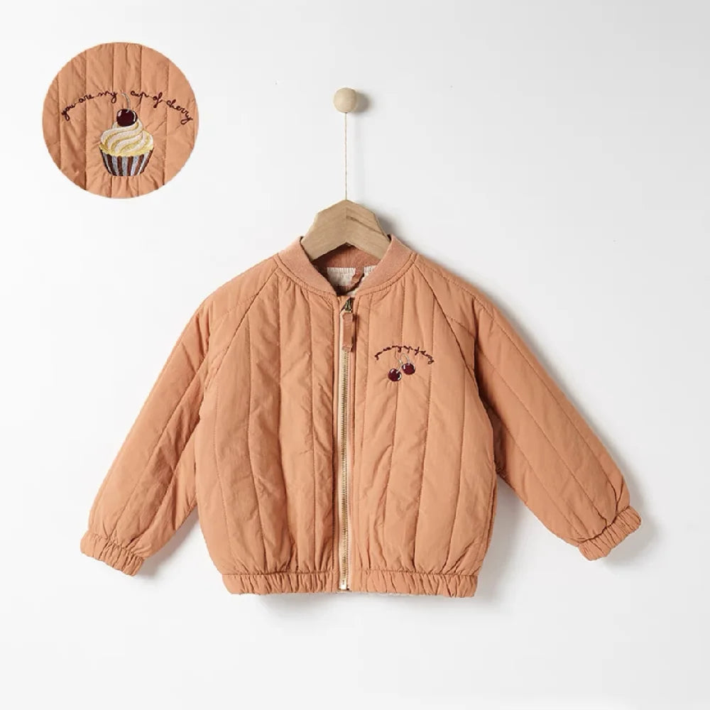 1-6Y enfants vêtements automne épaissi vers le bas coton fille veste bébé enfants manteau chaud enfant en bas âge vêtements d'extérieur pour enfants vêtements d'hiver