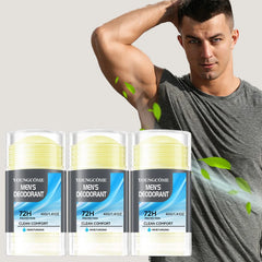 Bâton déodorant déodorant naturel pour hommes, Anti-transpiration, garde sécher, parfum durable, élimine les odeurs des aisselles, bâton rafraîchissant pour les aisselles