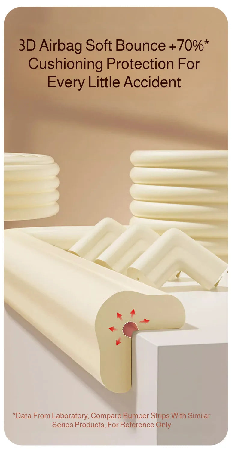 Corner Edge Protection Bumper, Baby Safety Corner Protector, Children's Furniture Corner Strip, Anti-Collision Foam Protection