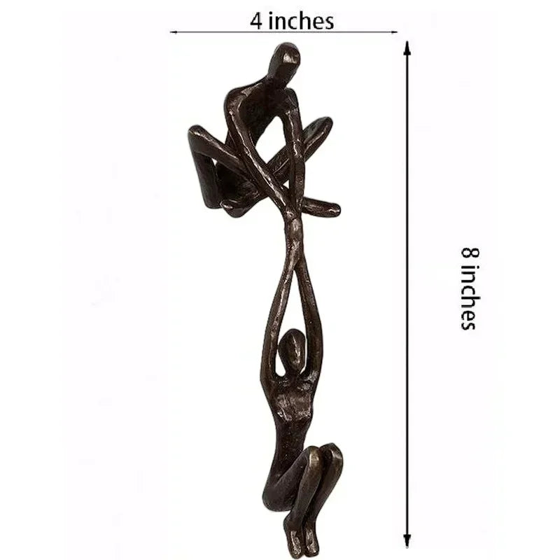 Man Lifting Woman Figurine Art Statue Lover Sculpture Ornament Home Office Decor Dancing Couple Sculpture Art Creative Artwork