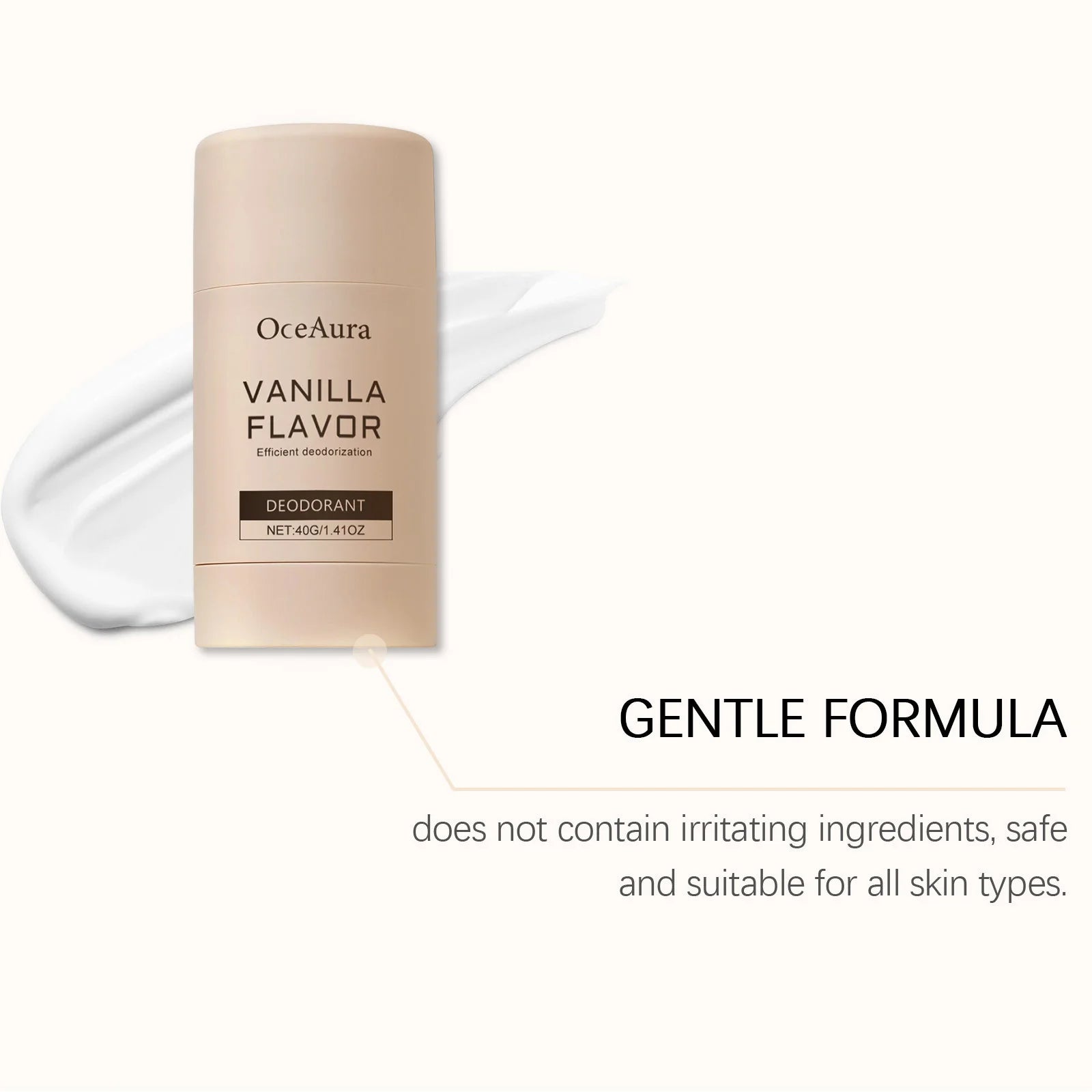 Crème anti-odeur corporelle, parfum vanille, mauvais odeur, Anti-transpiration, fraîcheur durable, déodorant sous les bras, bâton anti-transpirant