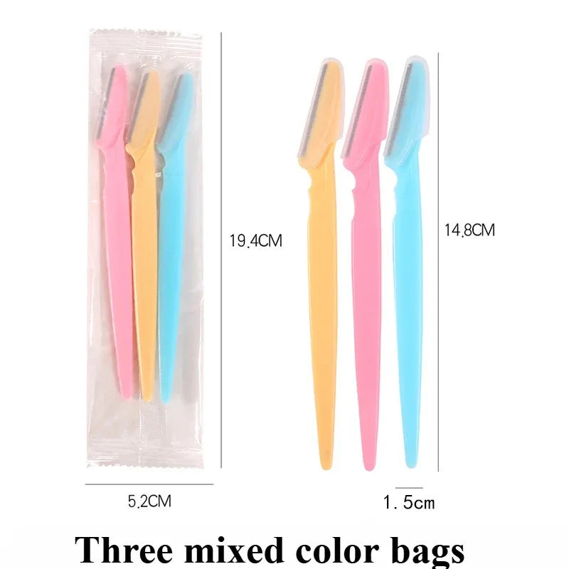 Women's eyebrow and facial razor, versatile exfoliating dermaplaning tools with precision cover, safe beauty, new