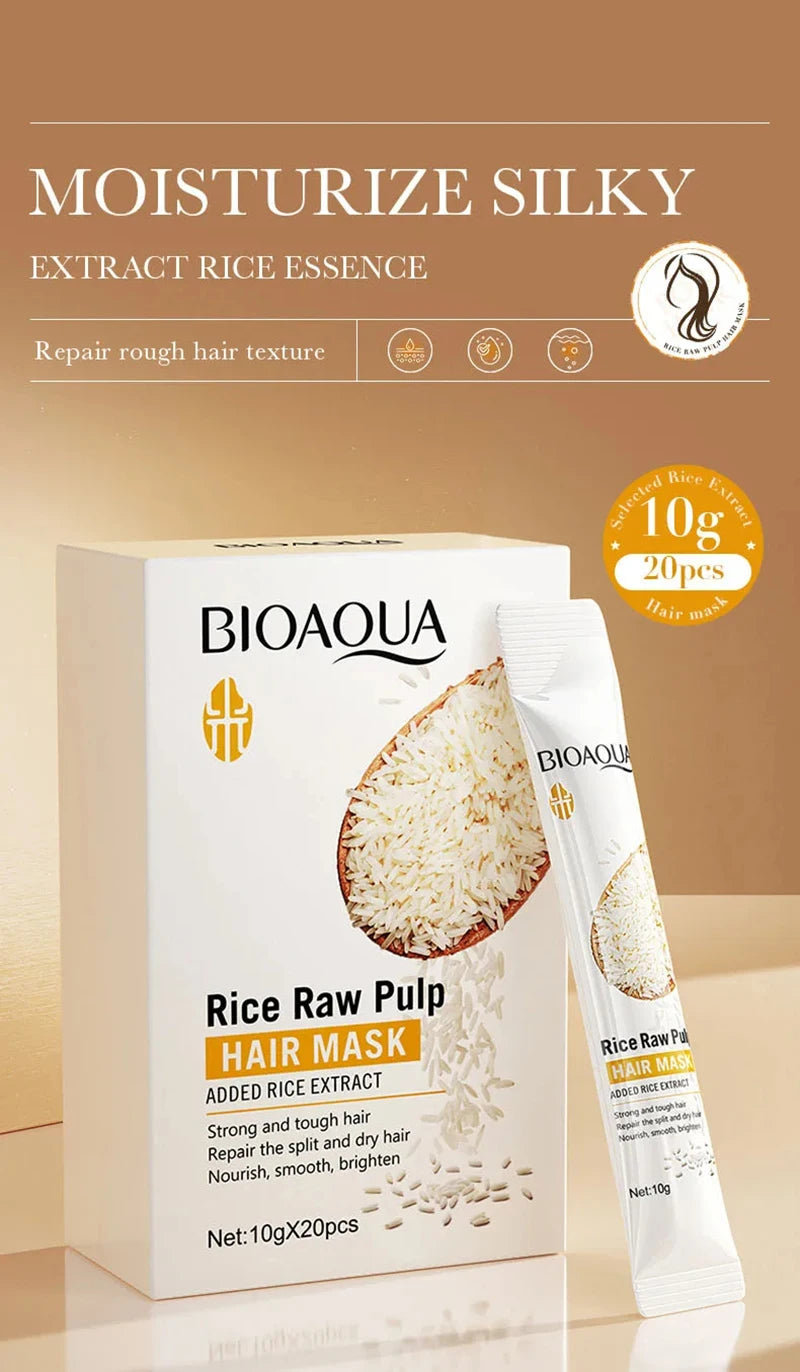 Magic repairing hair mask, prevents dryness, branch damage, tangles, frizz, deeply hydrates, smooths, soft, professional, natural care
