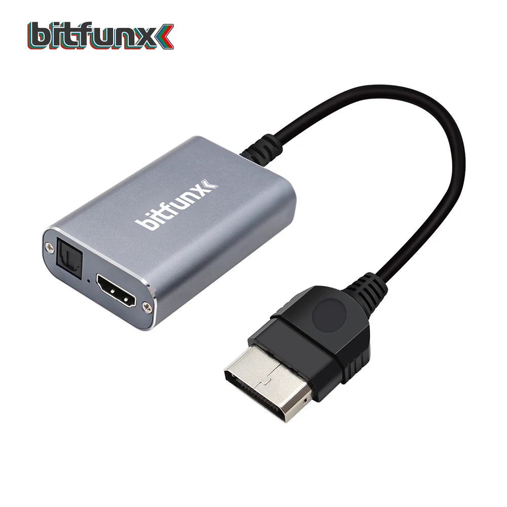 Adaptateur HDMI Bitfunx pour consoles de jeu rétro classiques XBOX, câble HD, accepte le son Surround numérique Dolby 5.1