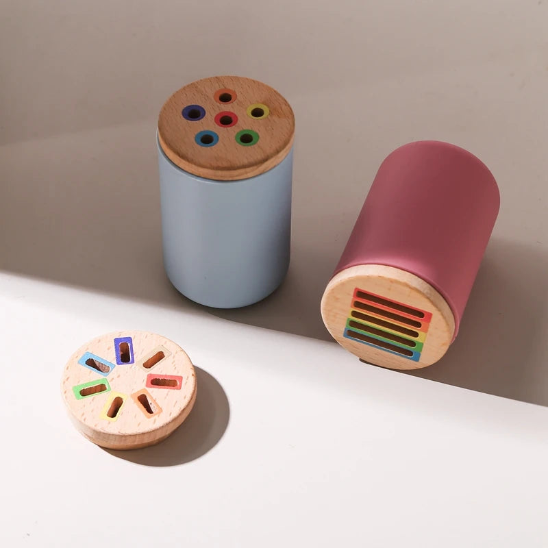 Jouets en bois Montessori, tri des couleurs, jouets à motricité Fine, jouets sensoriels assortis, Puzzle éducatif précoce, cadeau pour tout-petits