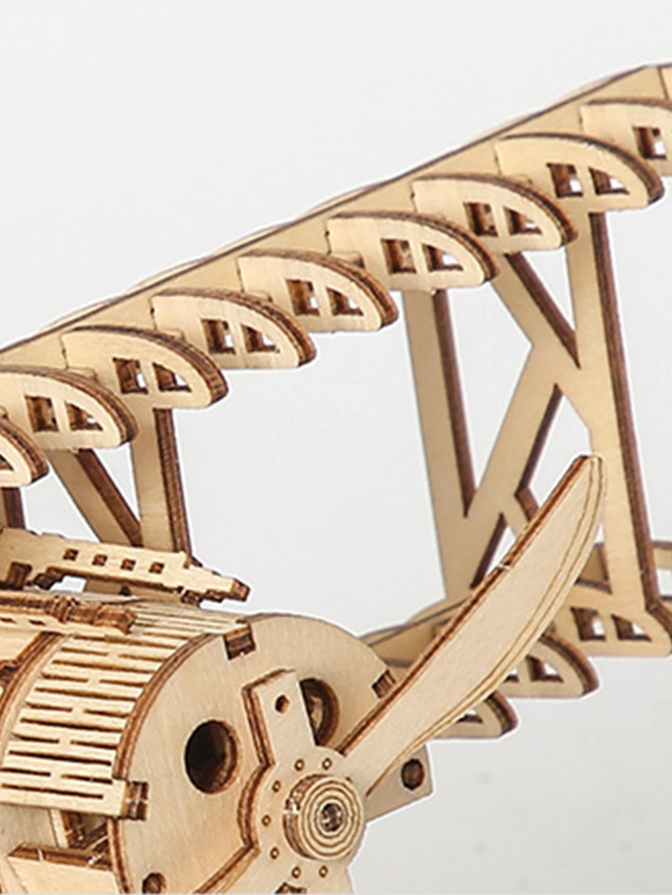 Puzzle 3D en bois, bricolage artisanal, kits de modèles biplan, cadeaux faits à la main