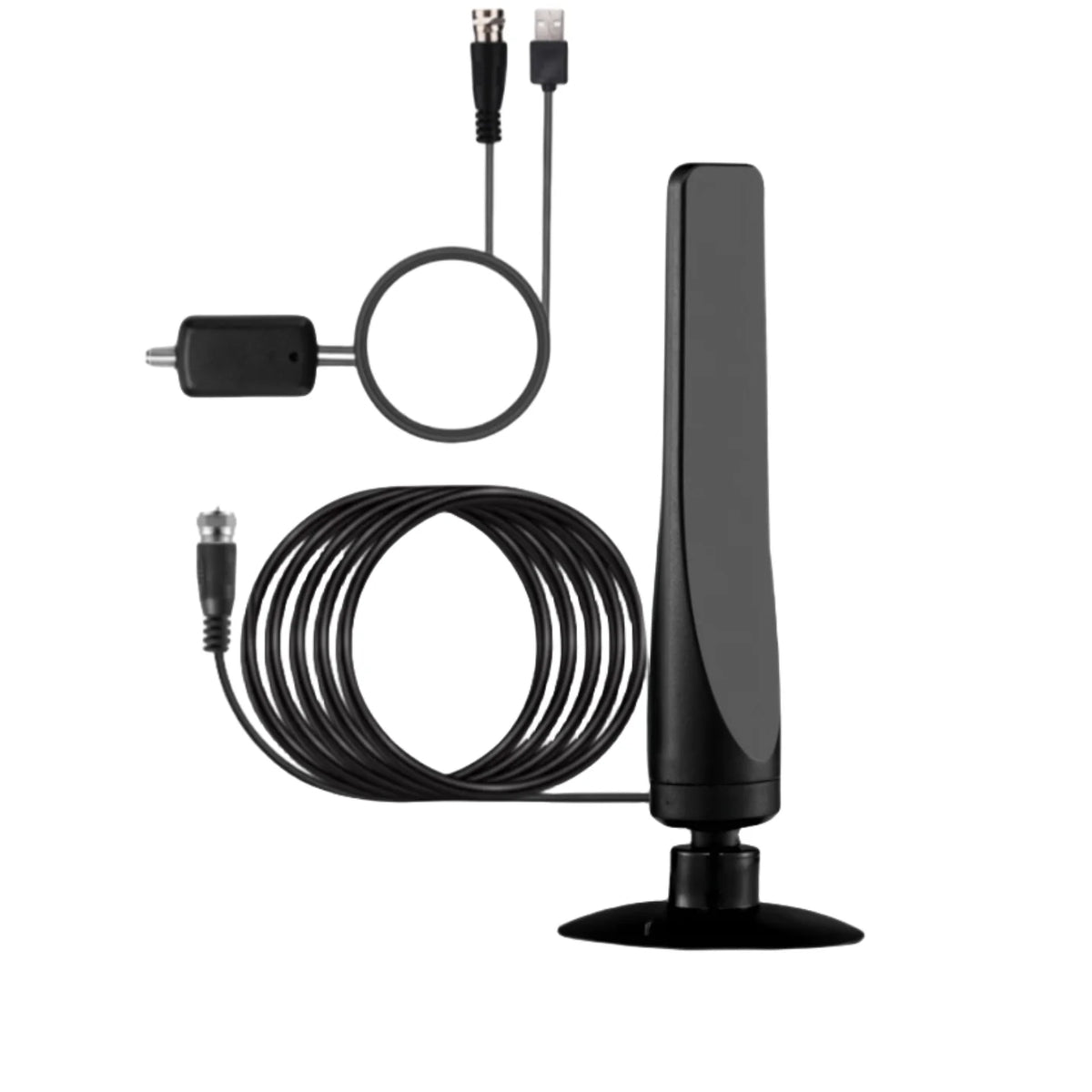 Antenne Smart TV pour l'extérieur et l'intérieur, TV numérique HDTV améliorée, amplificateur de signal, prise en charge de plus de 2024 Beauté, 450, 4K, 1080p, 9.84 pieds