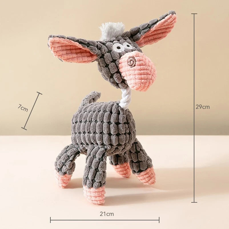 Jouets vocaux populaires pour chiens de compagnie, chiots, meulage des dents, jouets en peluche, compagnon interactif, jouets décompressés pour animaux de compagnie