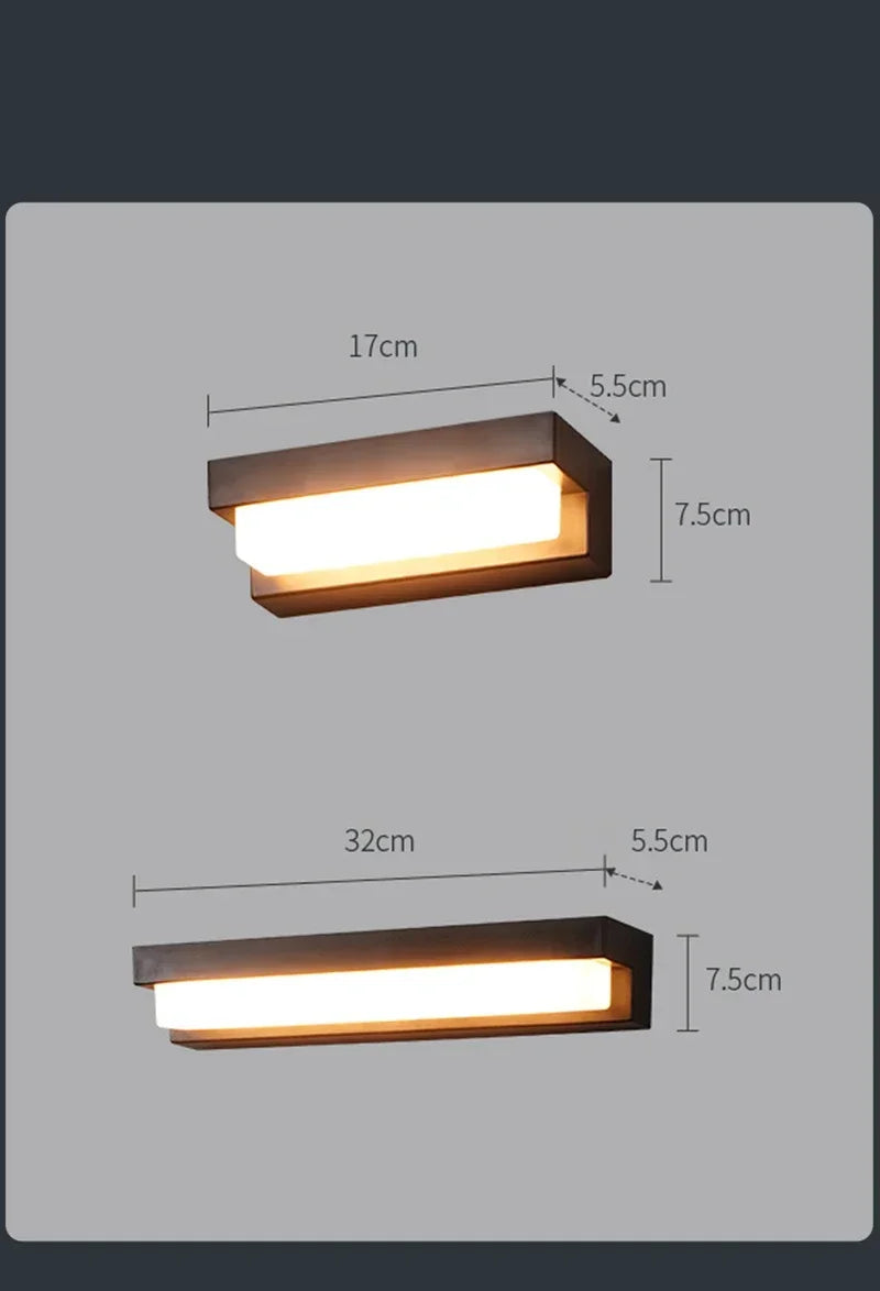 LED extérieur appliques solaires étanche lumière solaire balcon Villa porte cour muré éclairage clôture décor lampe solaire