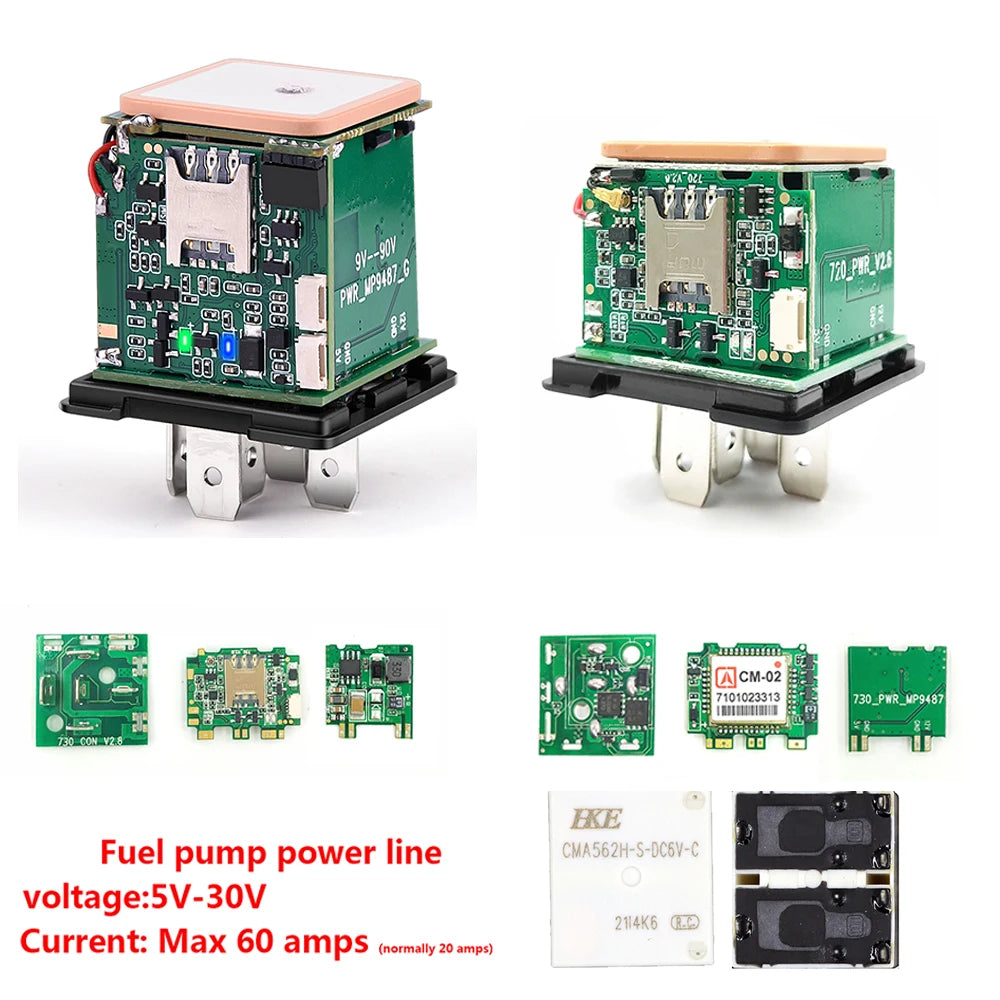 Localisateur d'huile de coupe de moto électrique, relais GPS 4G, pour voiture, camion, ACC remorqué, appel, alarme, système de suivi de Protection de sécurité
