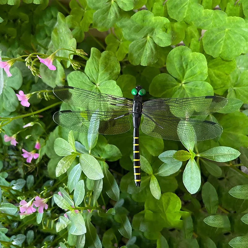 Outdoor Mosquito Repellent Simulation Stick, Dragonfly, Dragonfly Repellent Artifact, Dragonfly Stakes, Yard Plant, Lawn Decoration