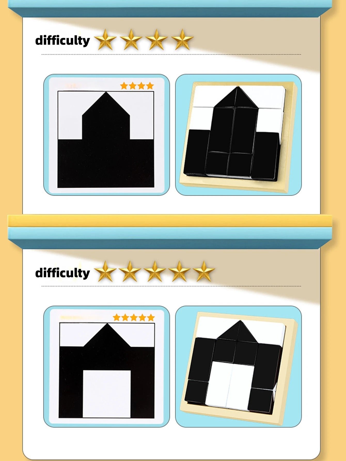 Blocs de construction éducatifs cachés, jouets puzzle, pensée spatiale, formation des capacités d'imagination, jeu interactif parent-enfant