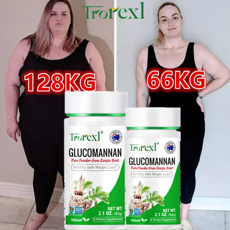 Poudre de glucomannane 100 pièces, perte de poids | bobines alien & bobines arien | Sans OGM, Sans Gluten
