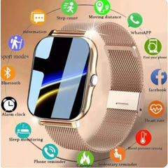 Montre intelligente pour téléphone android. Écran couleur 1,44 pouces, entièrement tactile, appel Bluetooth, montre intelligente, charge magnétique