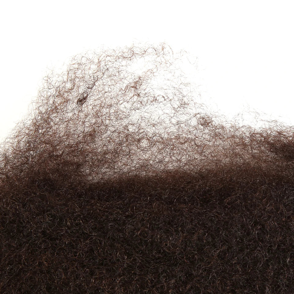 Tresses torsadées de couleur naturelle QVR, cheveux brésiliens Remy sans trame, Afro crépus, en vrac, pour tressage, 1 paquet de 50 g/pièce