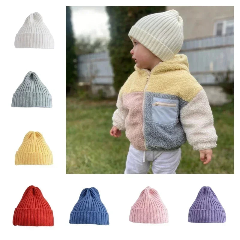 Bonnet au crochet pour nouveau-né, chapeaux d'hiver pour enfants, accessoires de photographie pour tout-petits, trucs chauds pour garçons et filles