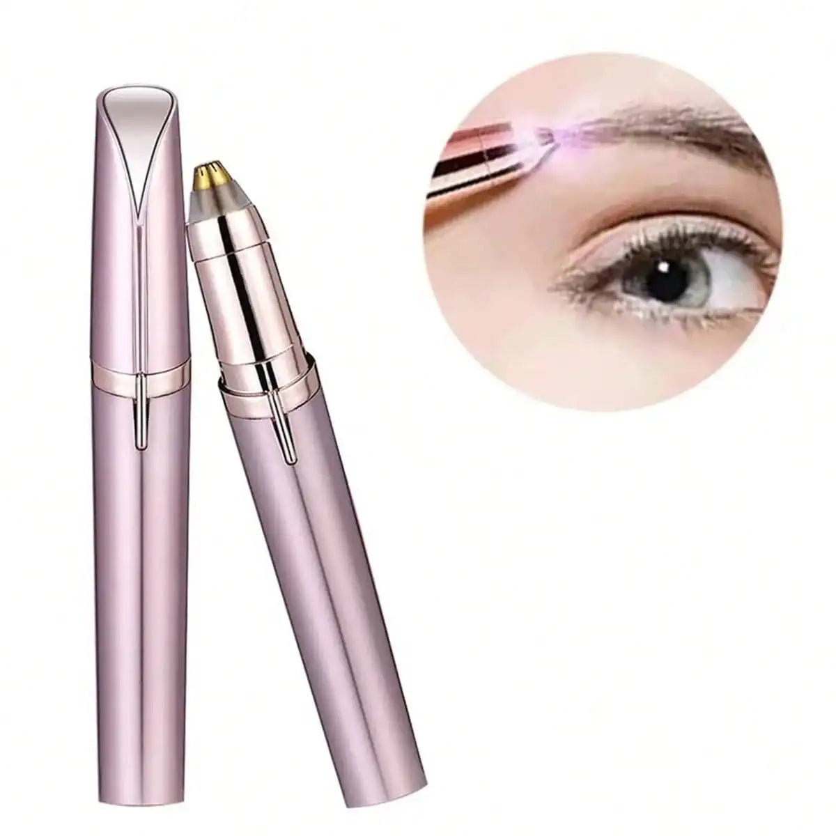 Tondeuse à sourcils électrique pour femmes, crayon façonnant les sourcils, épilateur pour le visage, rasoir automatique, couteau de poche