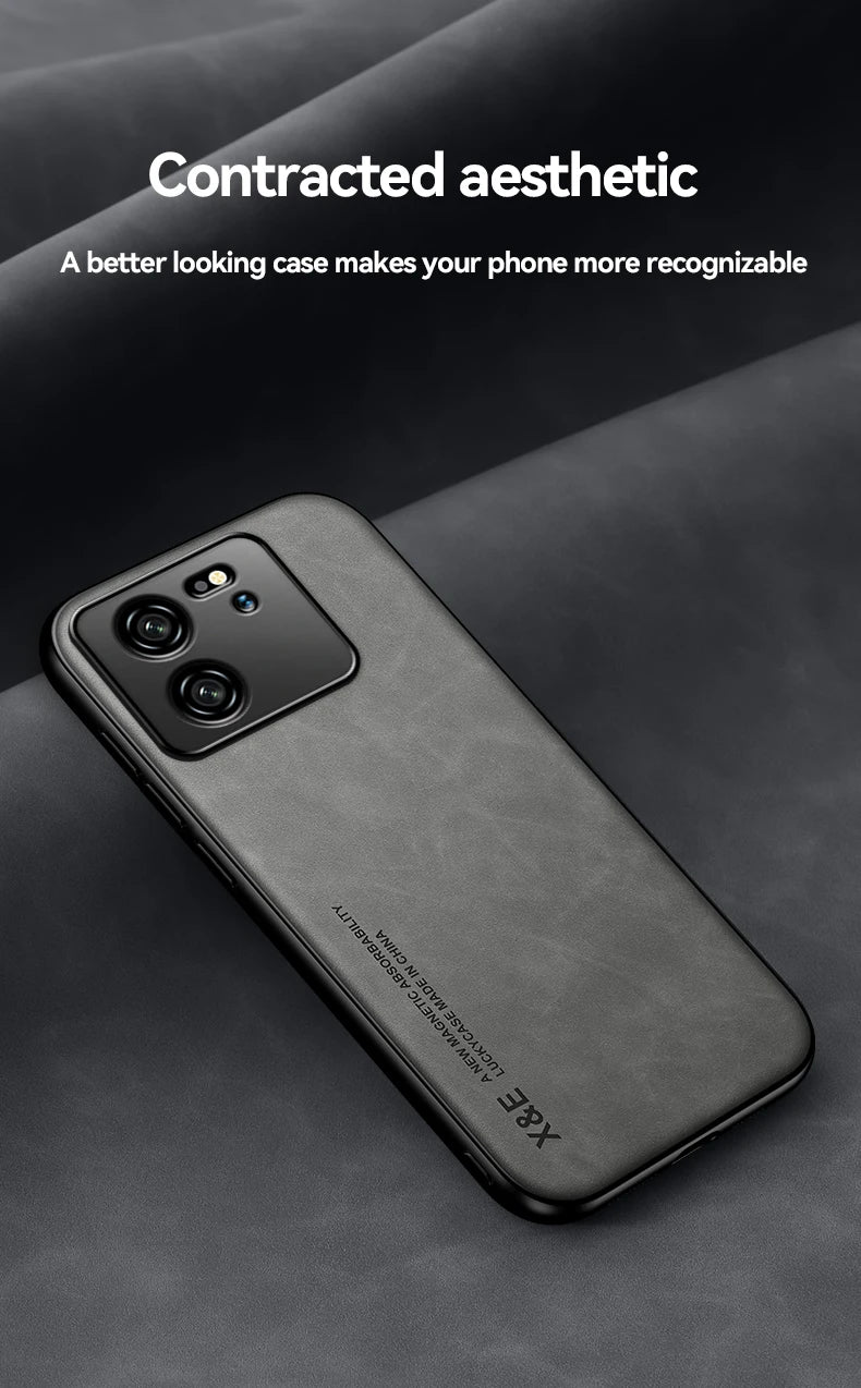 Coque antichoc pour Xiaomi 13T Pro, housse de protection, support magnétique intégré pour voiture, Mi 14 12 12T 11T 11 10T, Coque de téléphone Fundas