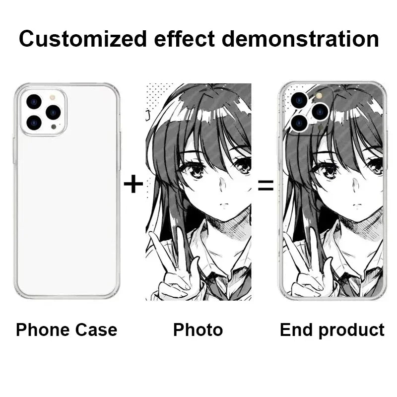 Creative custom phone case for iPhone, personalized photo case for iPhone 16, 15, 14, 13, 12, 11 Pro Max, Mini, X, XS, Poly, 8, 7 Plus, SE, Design