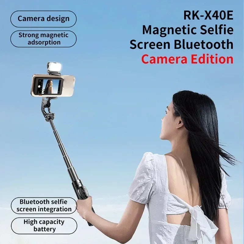 Smartphone moniteur magnétique écran projecteur téléphone caméra arrière Selfie pour Vlog enregistrement vidéo en direct pour Android iPhone