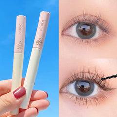 Mascara imperméable et sans maquillage, base allongée, cryptée, mince, bouclée et durable sans bavure
