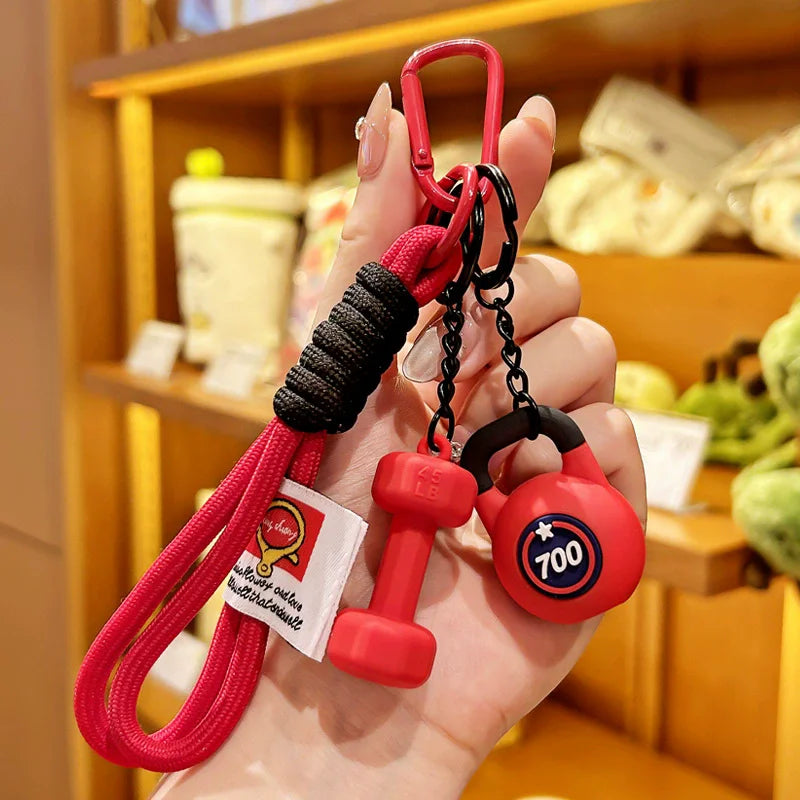 Porte-clés de Fitness pour les amateurs de gymnastique, cadeau Premium, accessoires pour les amateurs de sport, sacs d'entraînement, bouteilles d'eau, boucle en forme de D