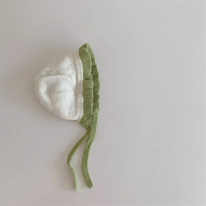 Chapeau de Style Coréen pour Bébé Fille, Chapeau Chaud à Oreilles, Accessoires pour Nouveau-né de 1 an et 2 ans, Automne et Hiver
