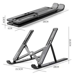 Support réglable pour ordinateur Portable, Support d'ordinateur pour Macbook Air Pro, accessoires, Base pliable pour Pc