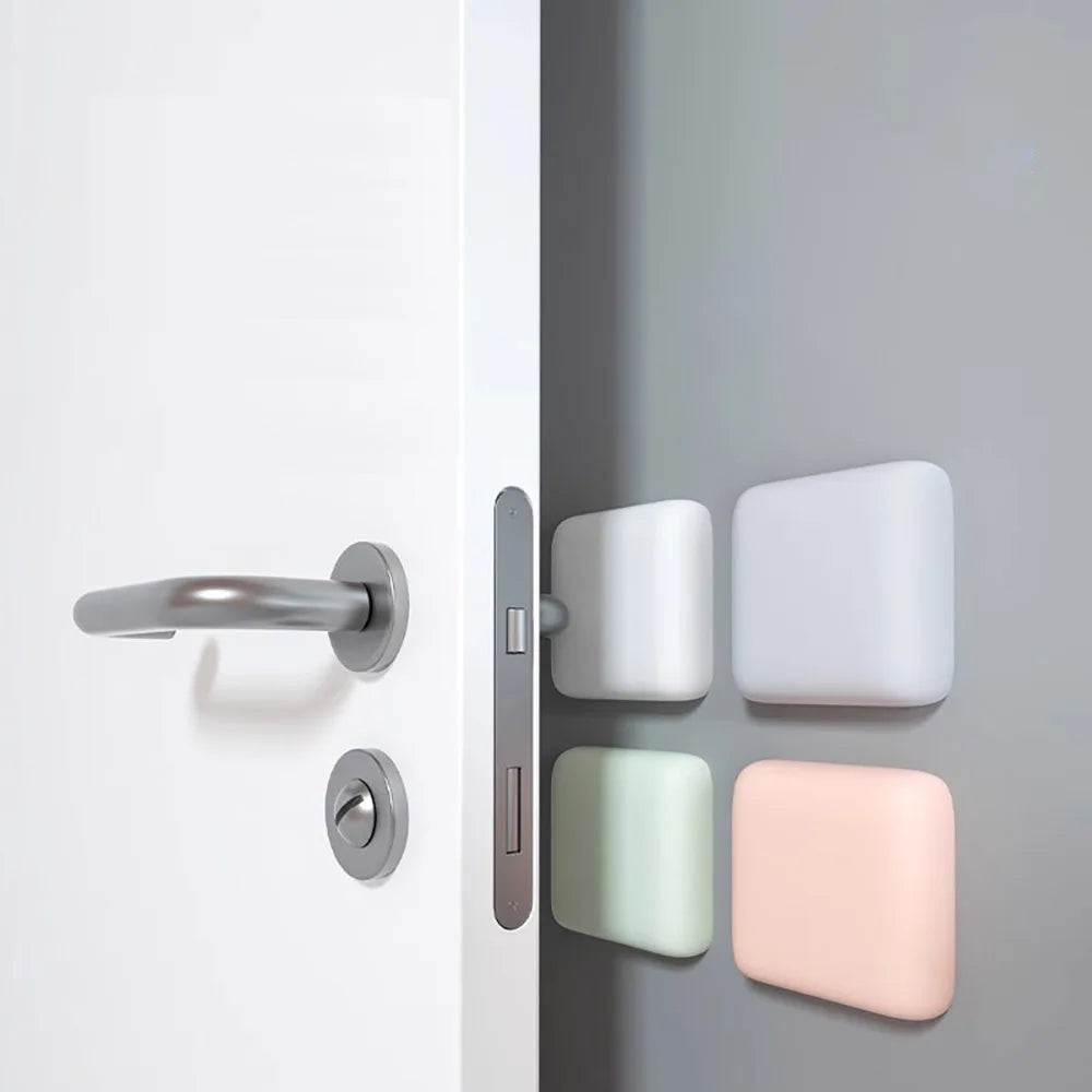 Silicone Door Stopper, Door Stop, Handle Bumper, Self-Adhesive Silent Door Protector Pad, Home Improvement, Anti-Shock Wall Pad