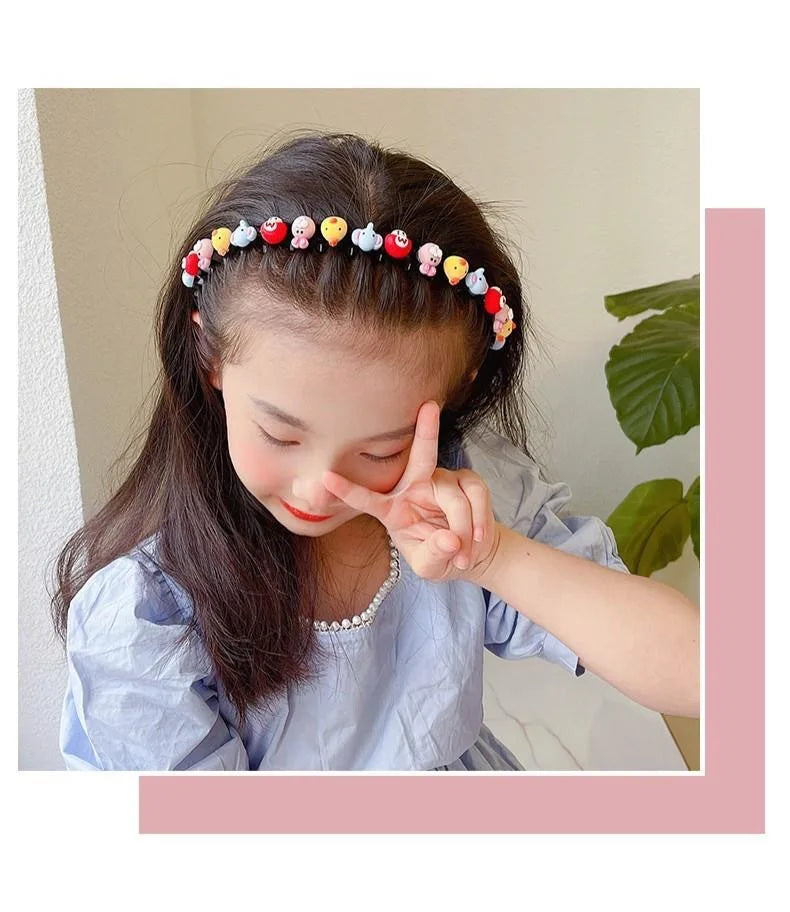 Accessoires de cheveux pour filles cravates bandeaux bande Bandeaux Scrunchie Bandana mode Haarband coréen diadème Cheveux Fille enfants mignon