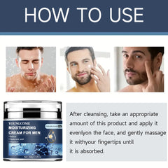 Crème hydratante au collagène pour hommes au rétinol et vitamines, réparation Anti-rides, estompe les ridules, soin du visage à l'acide hyaluronique