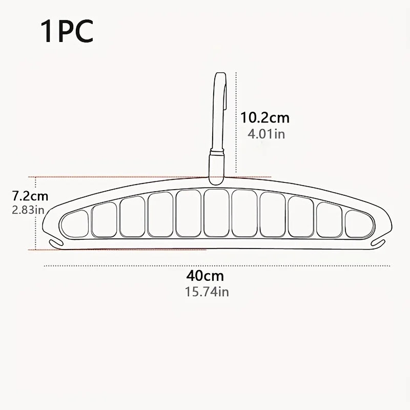 Cintre pliant multi-trous, support de rangement antidérapant, gain de place, organisateurs pour garde-robe, jean, pantalon, écharpe