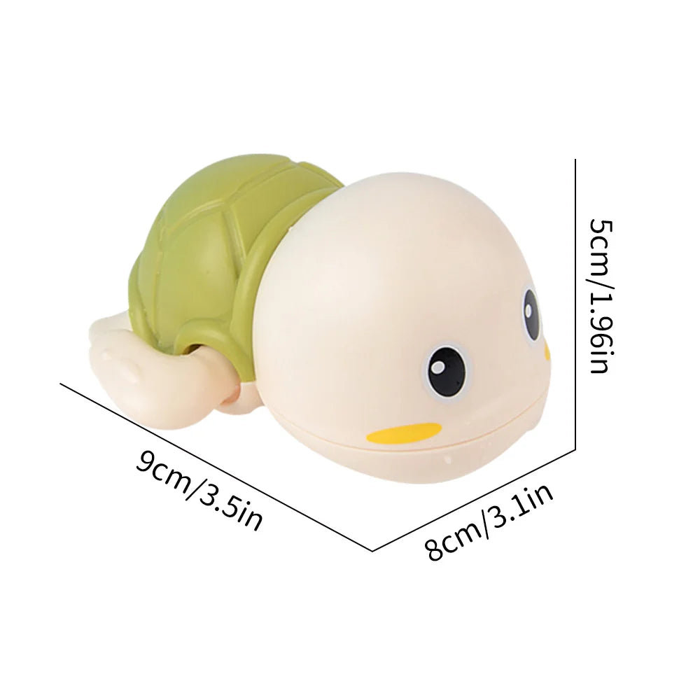 Jouets de bain pour bébé, 3 pièces, tortues de natation mignonnes, jeu d'eau, jouets à remonter pour enfants d'âge préscolaire, jouets de piscine