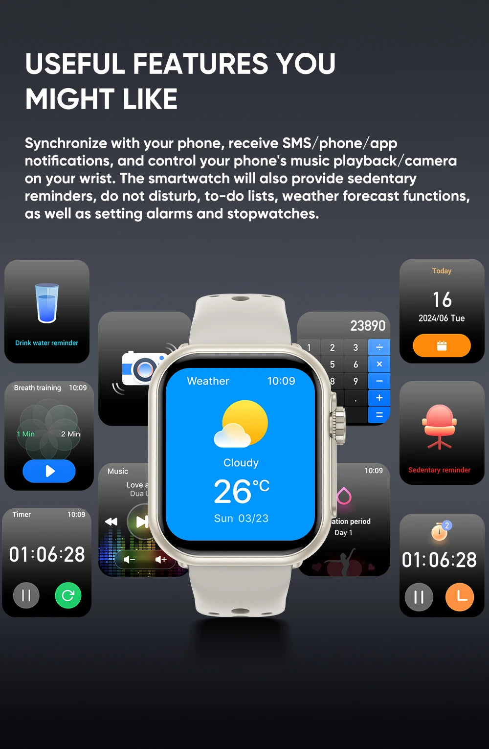 2025 nouvelle mode sport montre intelligente hommes femmes 1.85 pouces HD AMOLED plein écran tactile IP68 étanche Bluetooth appel montres intelligentes
