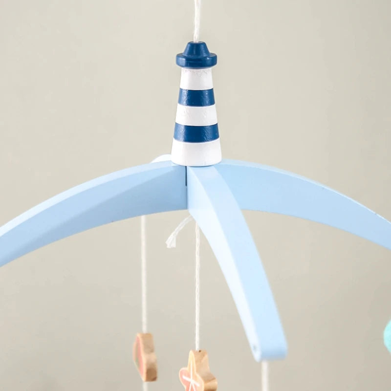 Hochets pour nouveau-né de 0 à 12 mois, jouets en feutre doux, cloche de lit de baleine, berceau Mobile suspendu, carrousel Musical, jouet pour garçons et filles, cadeau