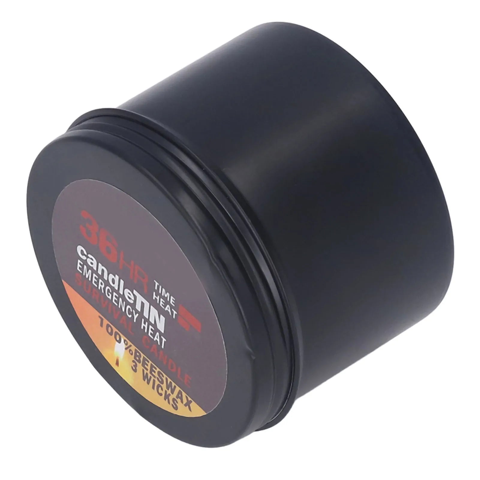 Bougie de survie largement utilisée, ambiance romantique, naturelle, combustion de 36 heures, bougies longue durée, 3 mèches pour la maison, le Camping en plein air