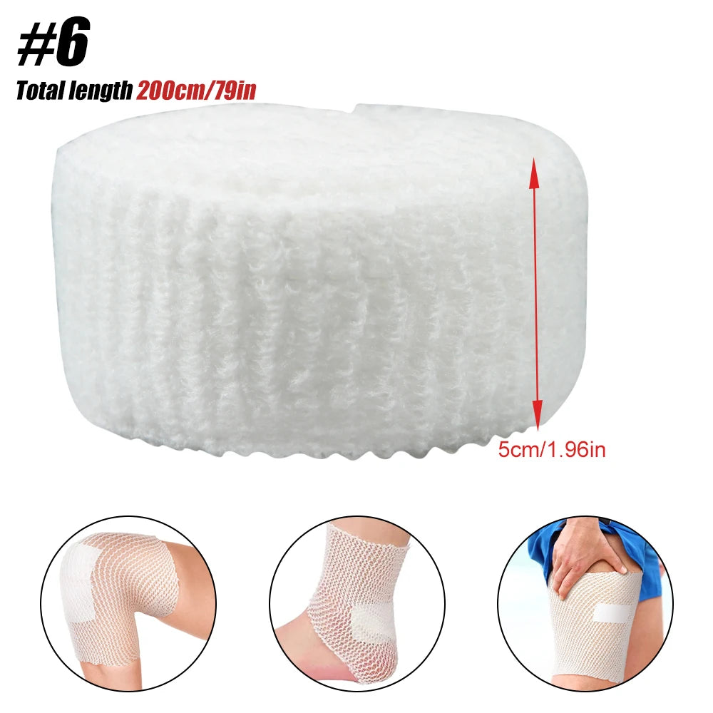 Bandage tubulaire en filet élastique, fixation de gaze, extensible et respirant, retenue pour pansement, poignet, coude, genou, cheville, adulte, 1 rouleau