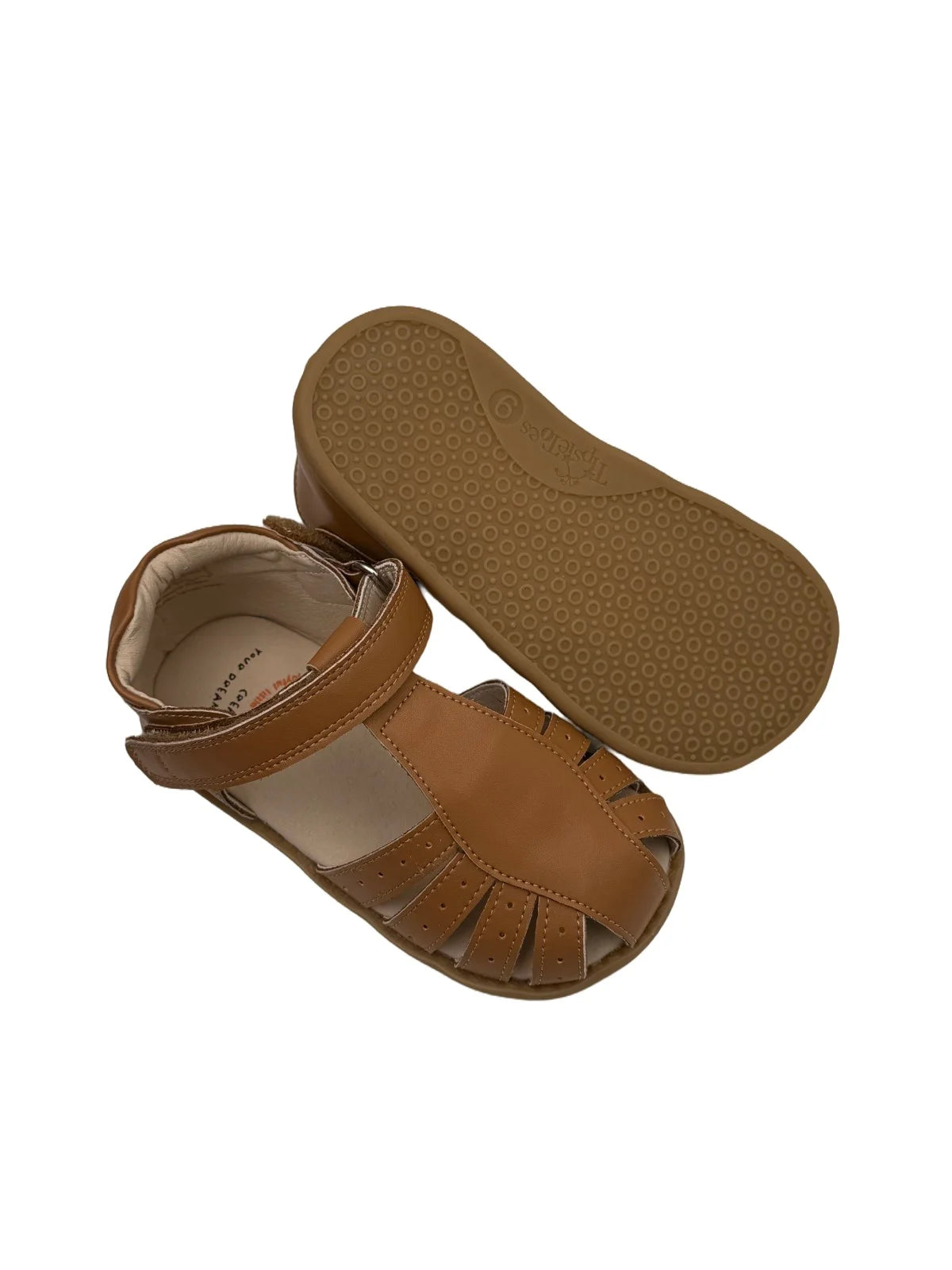 Tipsietoes Enfants filles pieds nus sandales d'été talon bas en cuir véritable Enfants Fille robe de soirée chaussures Enfant en bas âge Enfants