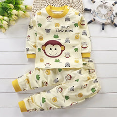 Vêtements pour enfants ensembles pour enfants vêtements pour enfants garçons filles coton dessin animé automne hiver vêtements pantalons vêtements de nuit sous-vêtements