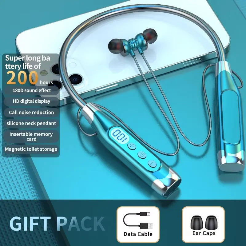 TWS Headphones Earbuds Earphones Earhook, Ecouteurs Bluetooth 5.49 sans Fil Casque Audio avec Haut-parleurs dynamiques de, avec microphone, Son stéréo immersif, 28h d'Autonomie pour Sport, entraînement, Yoga, Extérieur