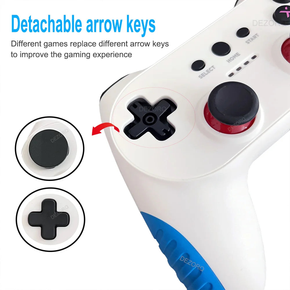 Nouvelle Console de jeu TV 128G intégrée 50000 jeux rétro 50 émulateurs vidéo Consola double manette de jeu sans fil X10 Pro bâton de jeu 4K