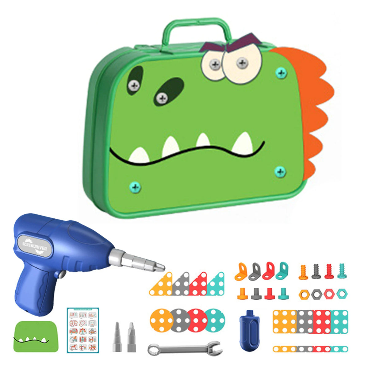 Perceuse électrique pour enfants, boîte à outils, jeux de perçage, Puzzle éducatif, jouet pour garçons, Puzzle à vis Montessori, jouets de jeu de simulation pour enfants