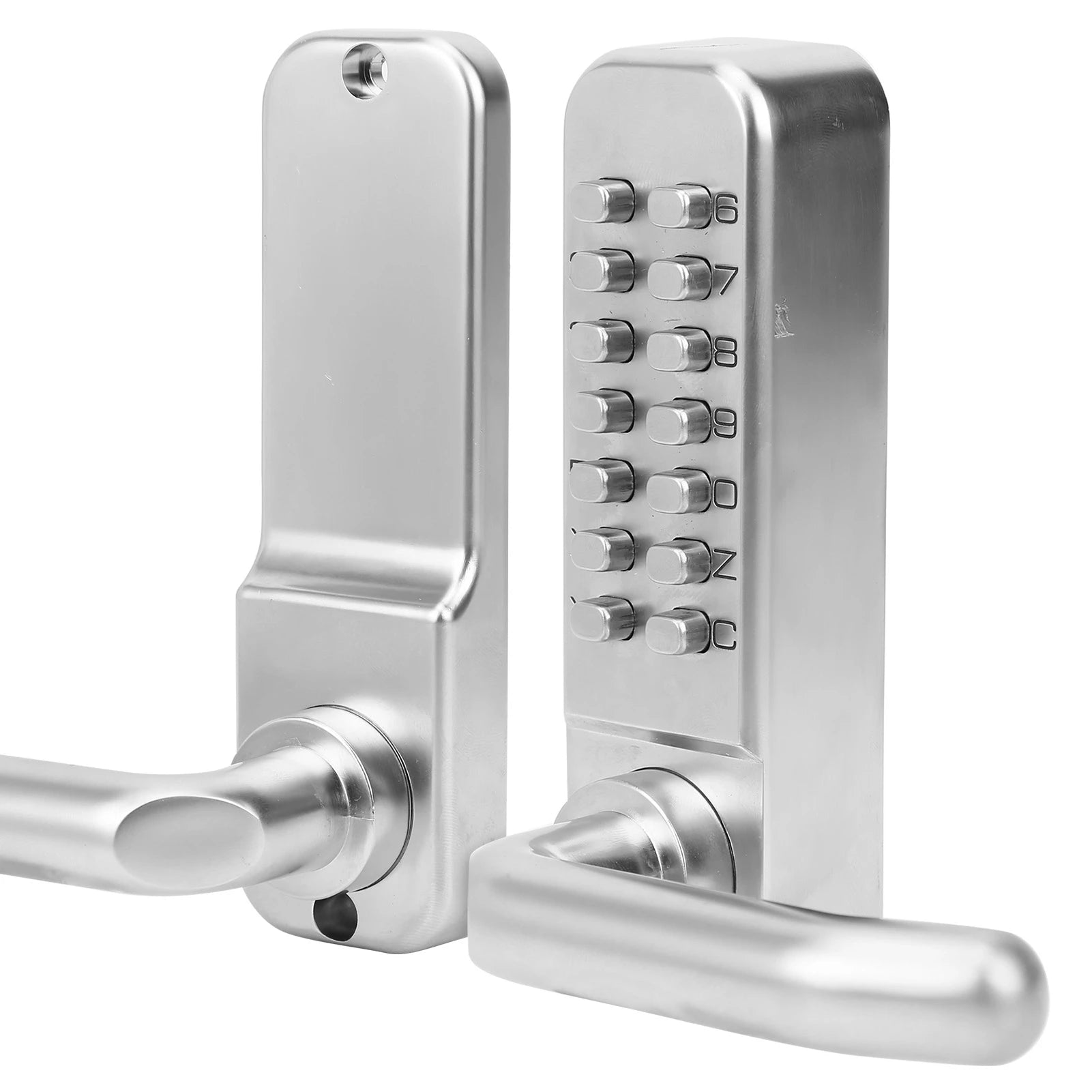 Dispositif de sécurité à domicile avec entrée sans clé, serrure de porte mécanique intelligente, mot de passe numérique, puissance non extensible, sécurité antivol, accès à la maison