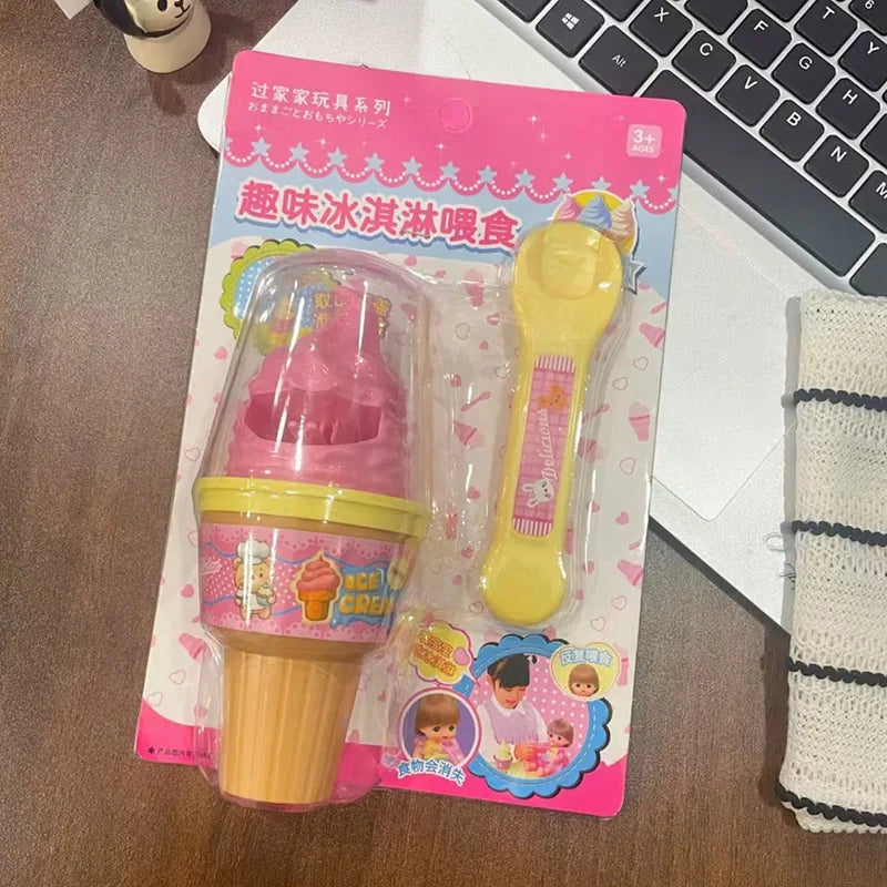 Nouveaux jouets d'alimentation de crème glacée pour l'alimentation alimentaire, jeu de rôle, éducation précoce, jouet de Pudding aux fraises, jouets de maisons de jeu pour enfants