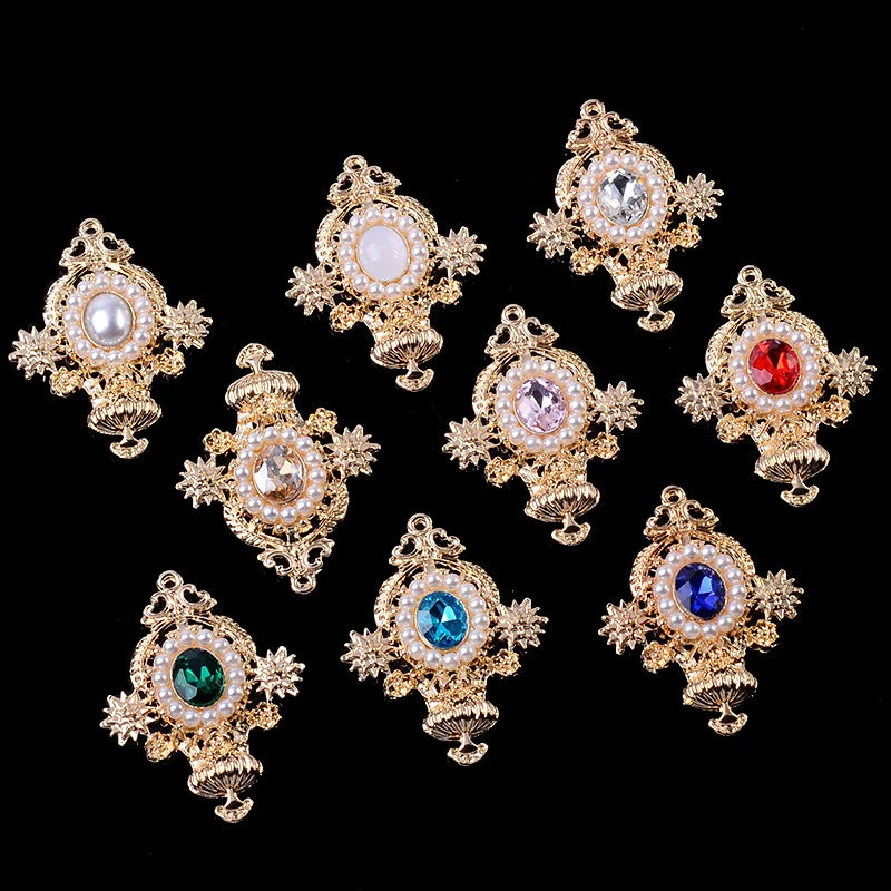 Accessoires de bijoux en alliage de diamant, pendentif de personnalité de mode, accessoires de cheveux de bricolage, matériel de boucles d'oreilles